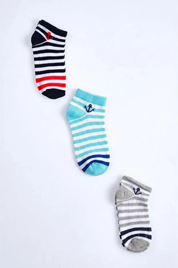 Детские пинетки-носочки для мальчиков с принтом Cocole Socks, Multicolor