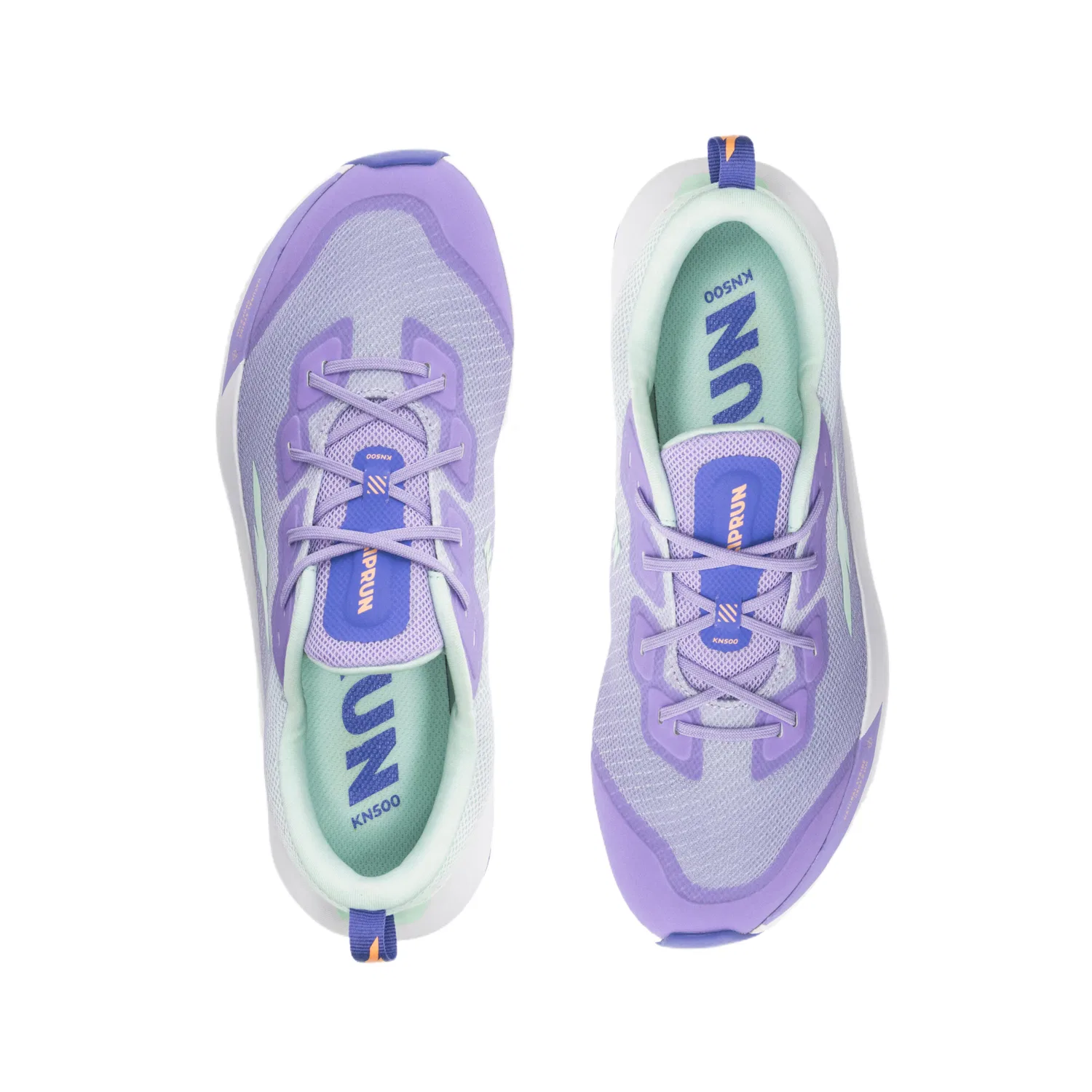 Детские кроссовки для бега с амортизацией DECATHLON, Lavender/Light Jade — фото 4