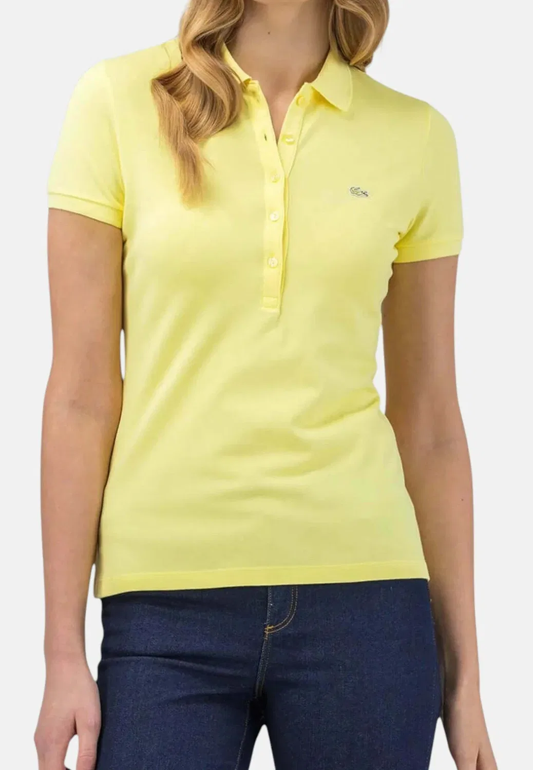 Polo MC Col US3 - рубашка поло Lacoste, Light Yellow
