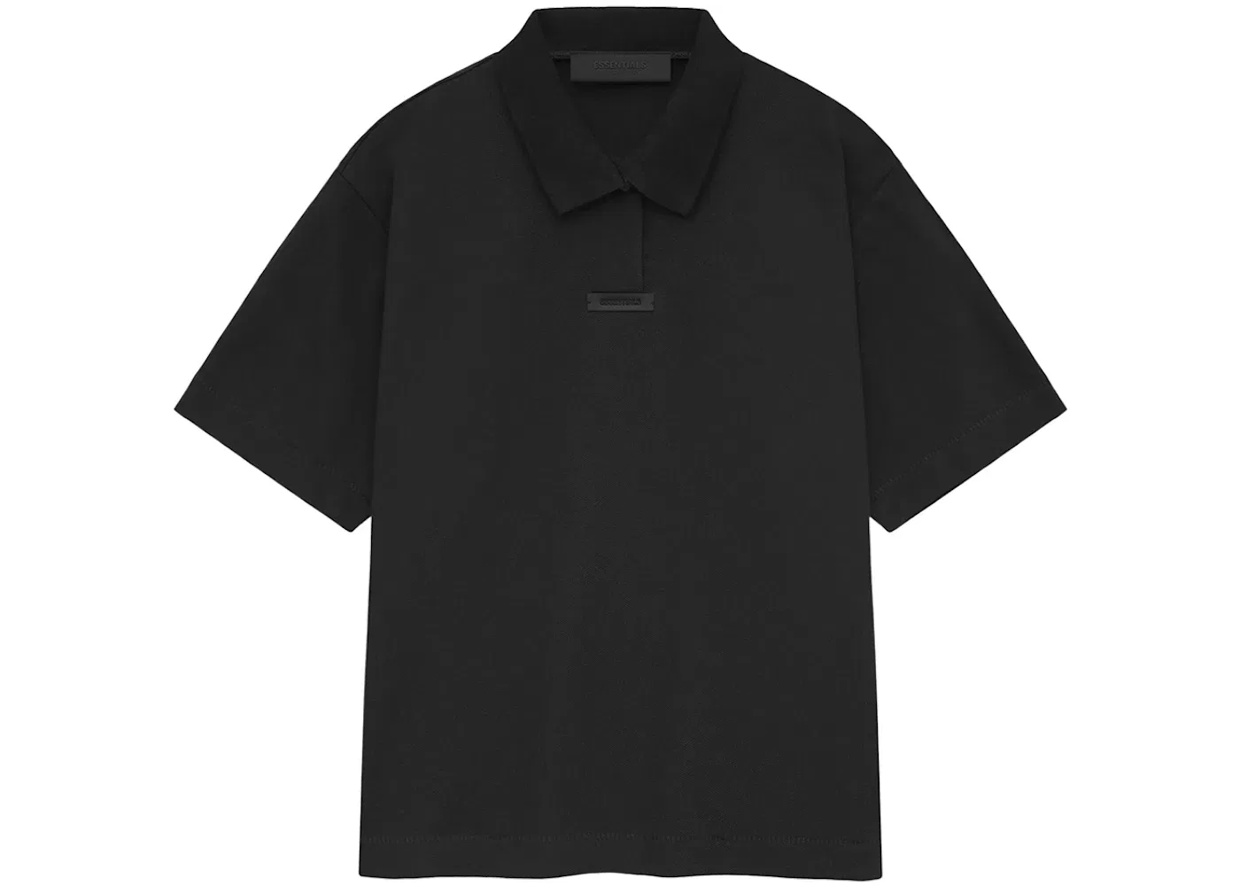 Мужское поло Fear of God Essentials Pique Polo, Black
