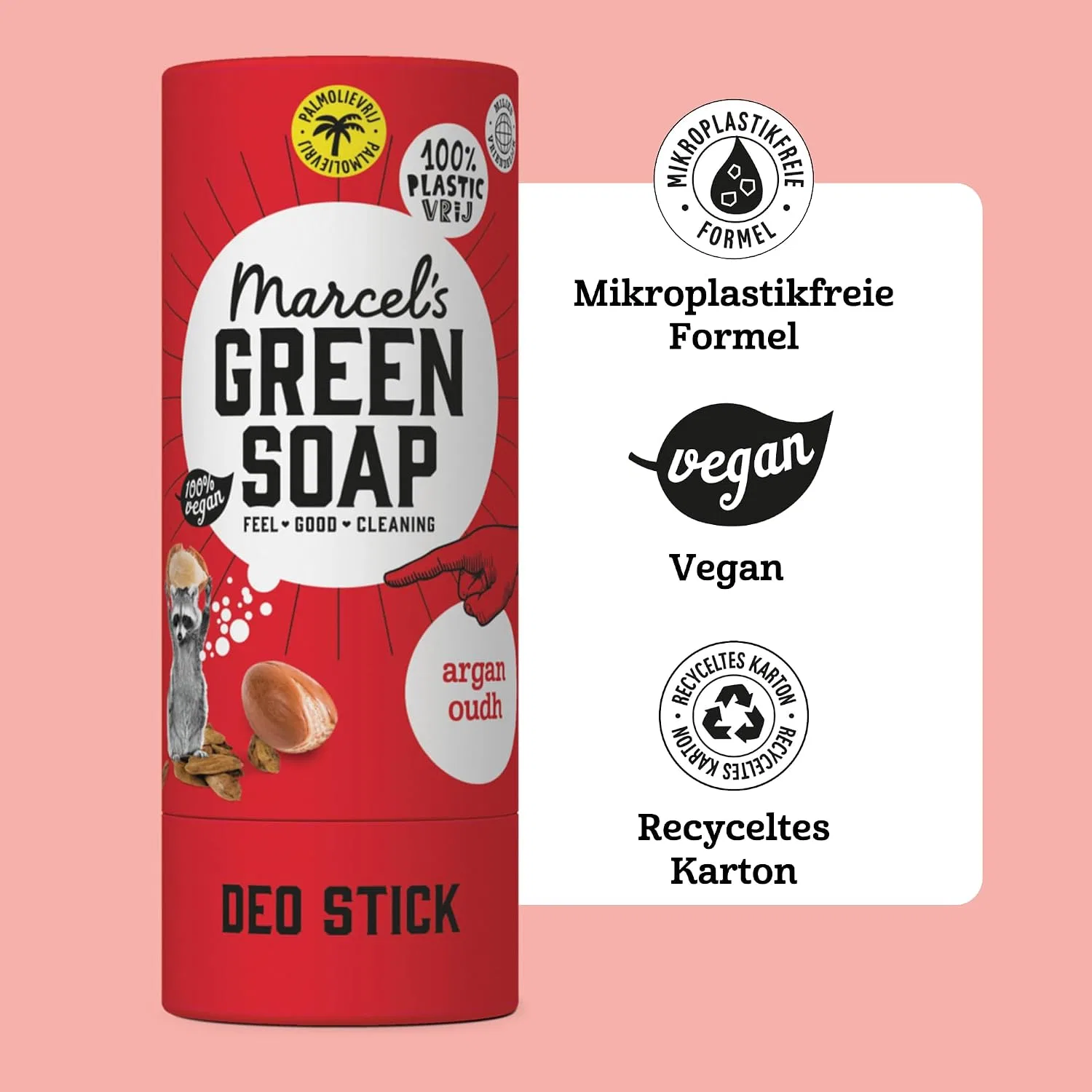 Дезодорант-стик Argan & Oudh Marcel's Green Soap, набор 6 шт, 40 г — фото 4