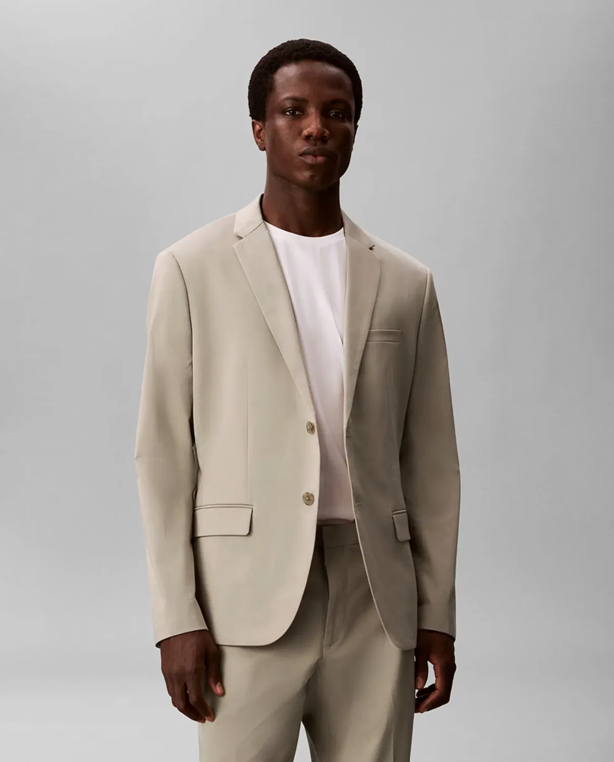 Мужской пиджак хлопковый Calvin Klein, Beige