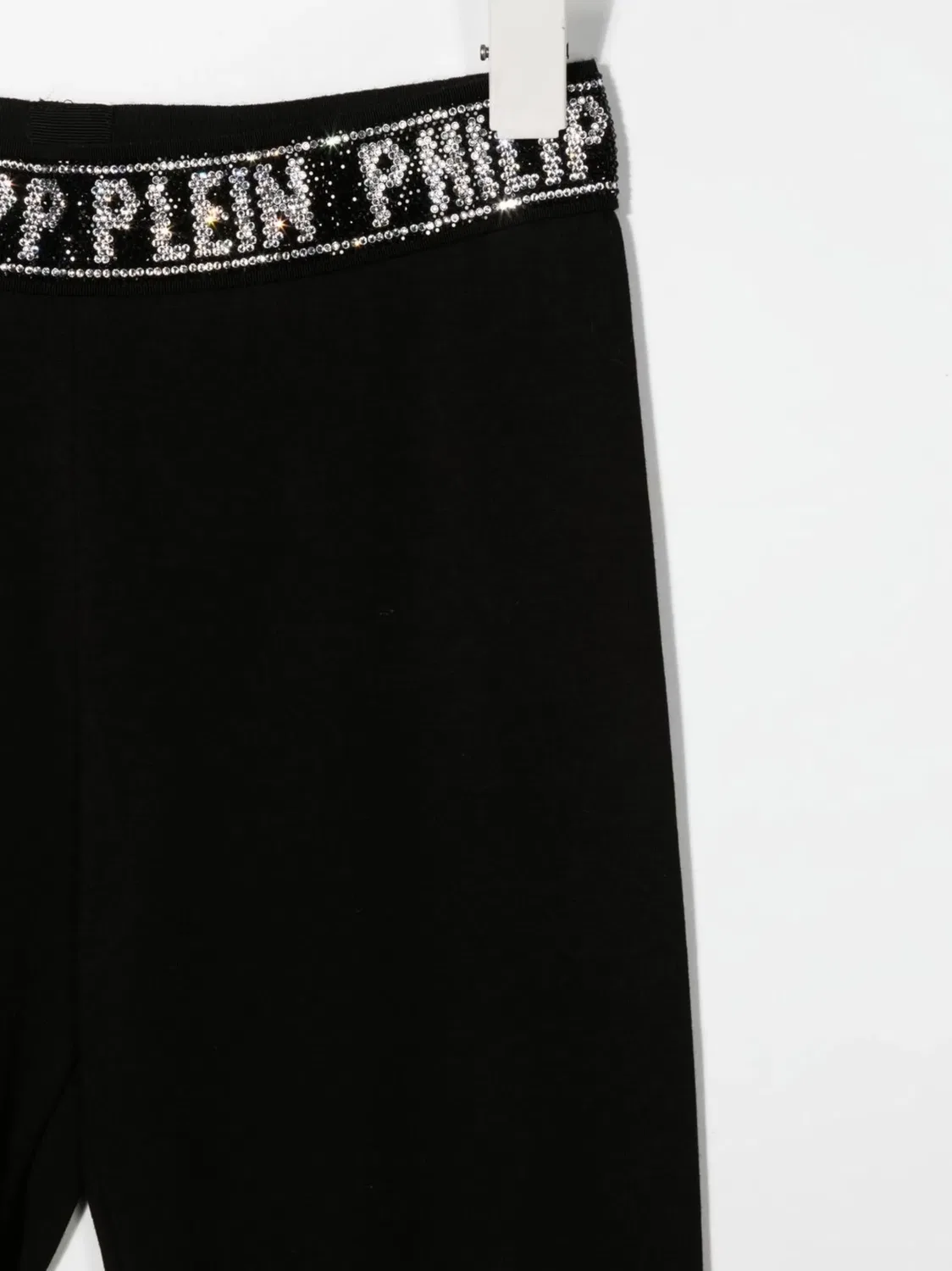 Леггинсы с логотипом на поясе Philipp Plein, черный — фото 2