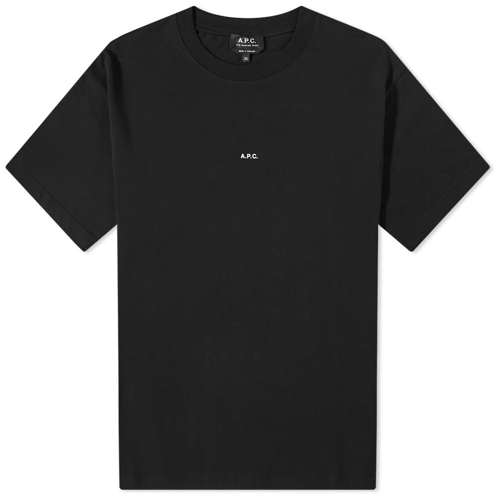 

Футболка A.P.C. Kyle Logo Tee, Черный, Футболка A.P.C. Kyle Logo Tee
