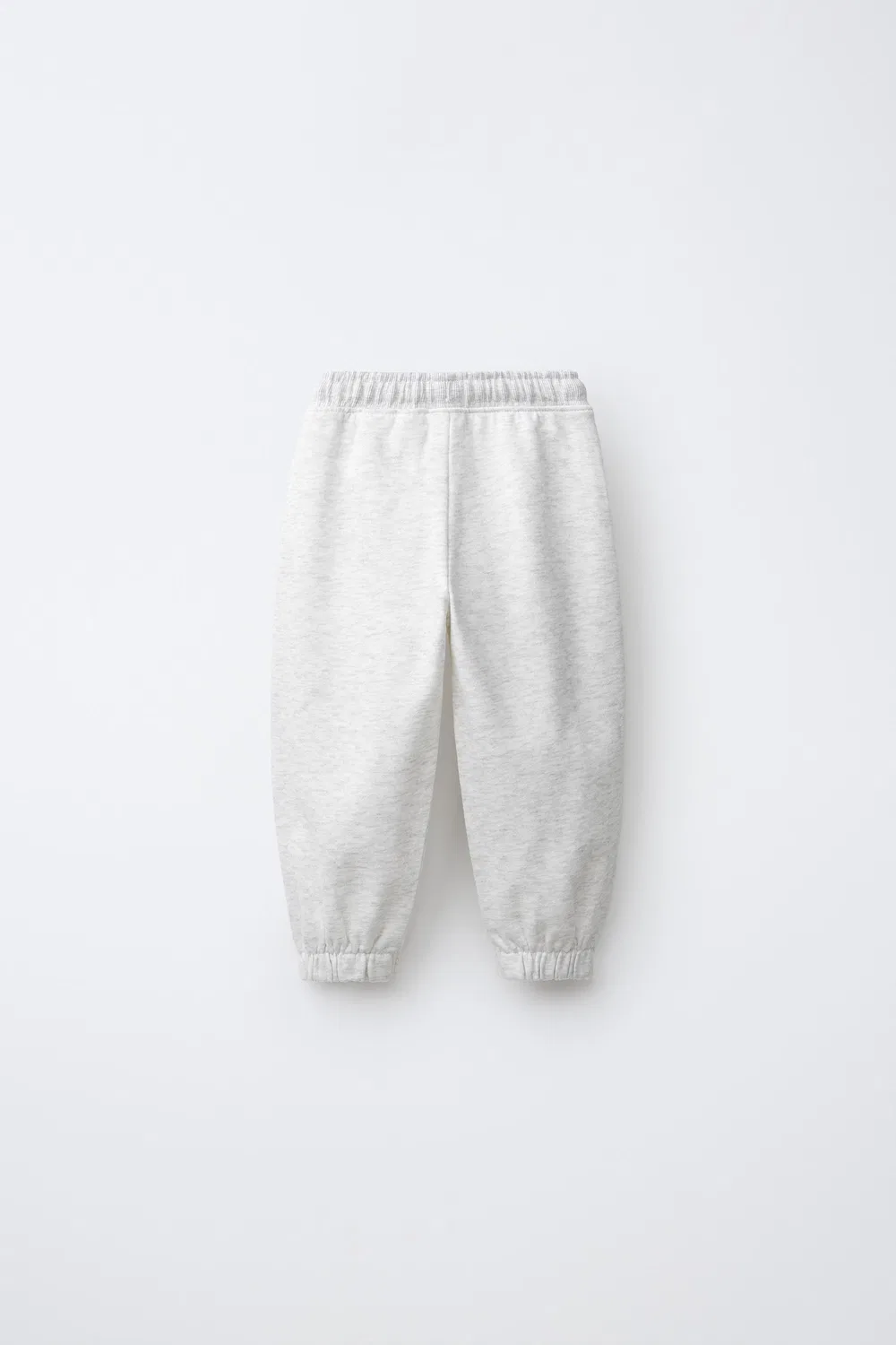 Плюшевые брюки с вышивкой в виде ромашек ZARA, Grey marl — фото 2