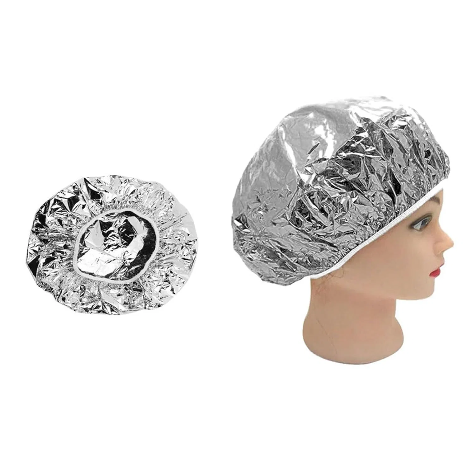 Шапочка для душа Алюминиевая Термоизоляционная Remingtape, 8 шт, 30 см, Silver — фото 4