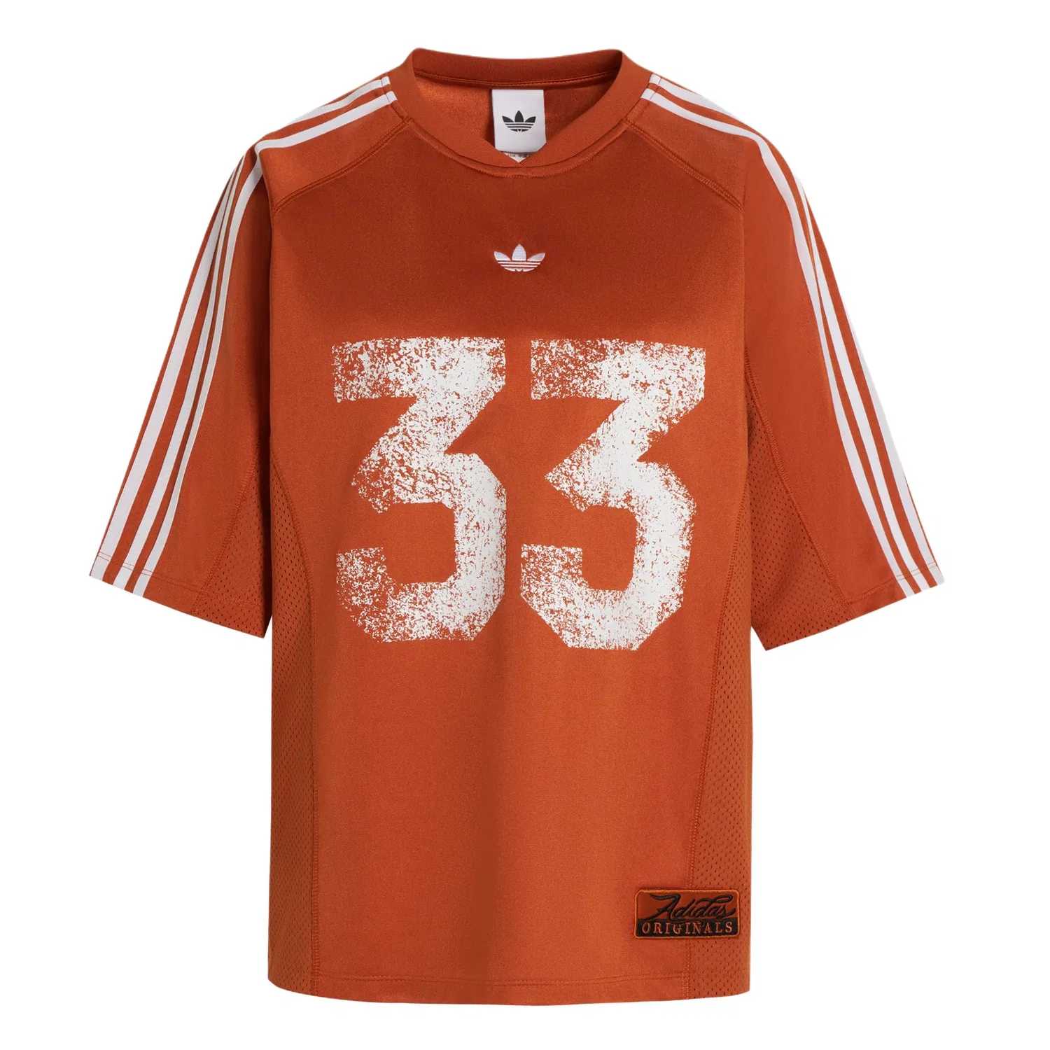 Женская футболка с v-образным вырезом Adidas Originals, Vermilion