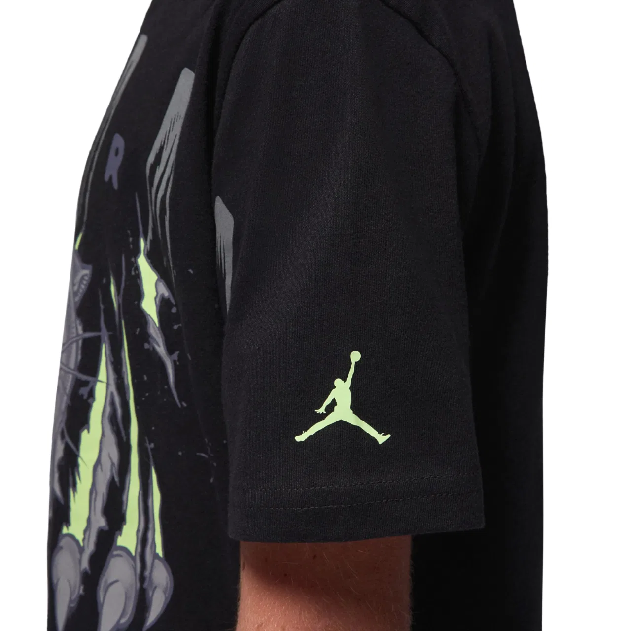 Футболка для мальчиков Unleash The Beast Jordan, черный/серый — фото 4