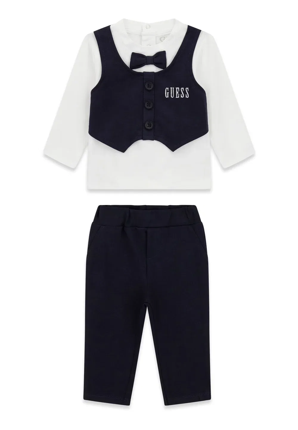 Set aus hemd,weste und шланг - жилет Guess, Weiß