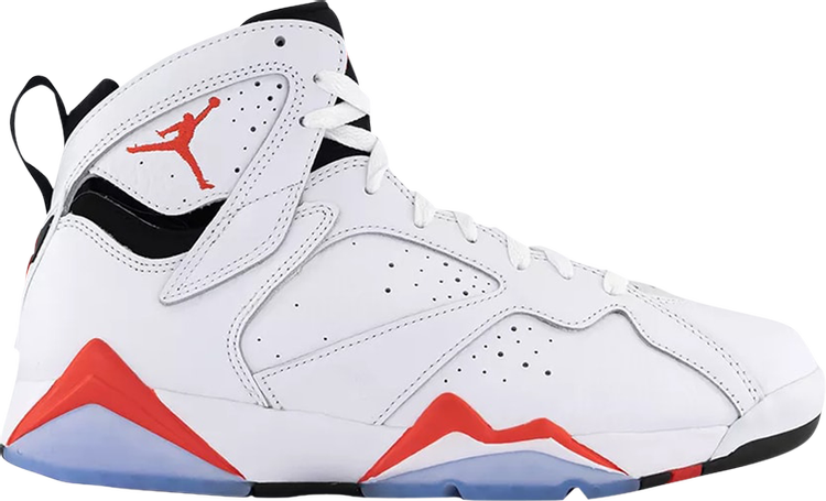 

Кроссовки Air Jordan 7 Retro White Infrared, белый