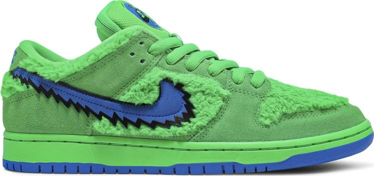 

Кроссовки Nike Grateful Dead x Dunk Low SB 'Green Bear', зеленый
