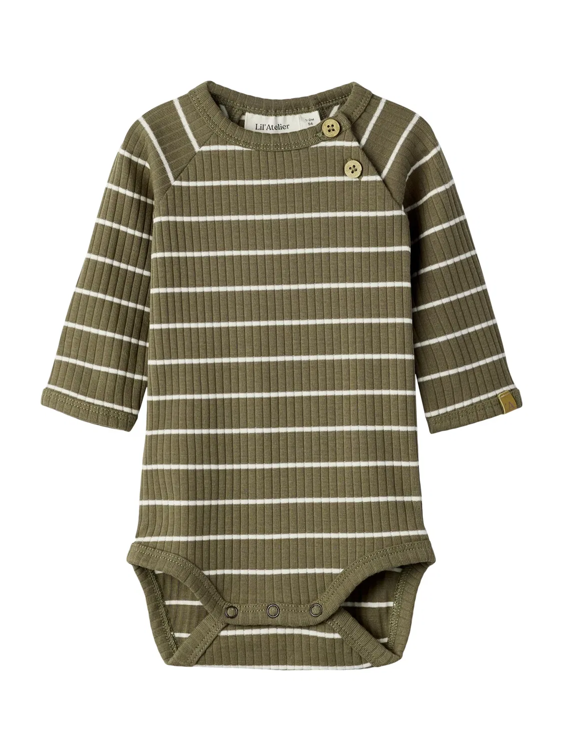 Ромпер боди NBMKAIL Lil Atelier, зеленый