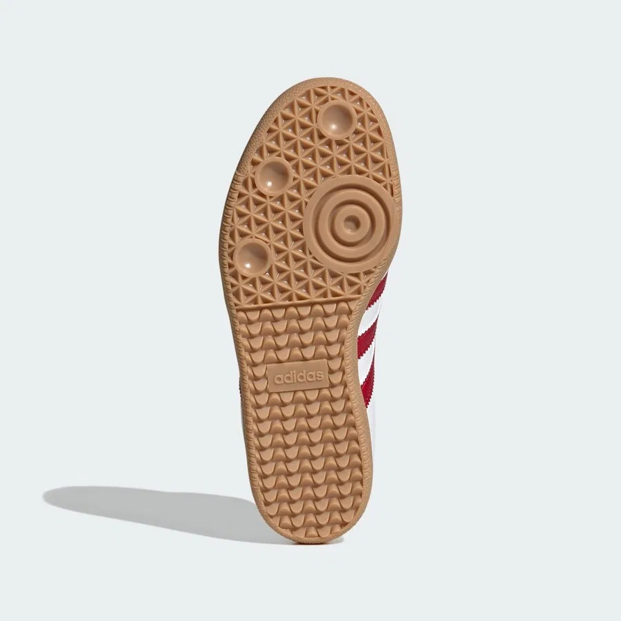 Балетки ADIDAS ORIGINALS 'Samba' белого цвета — фото 4