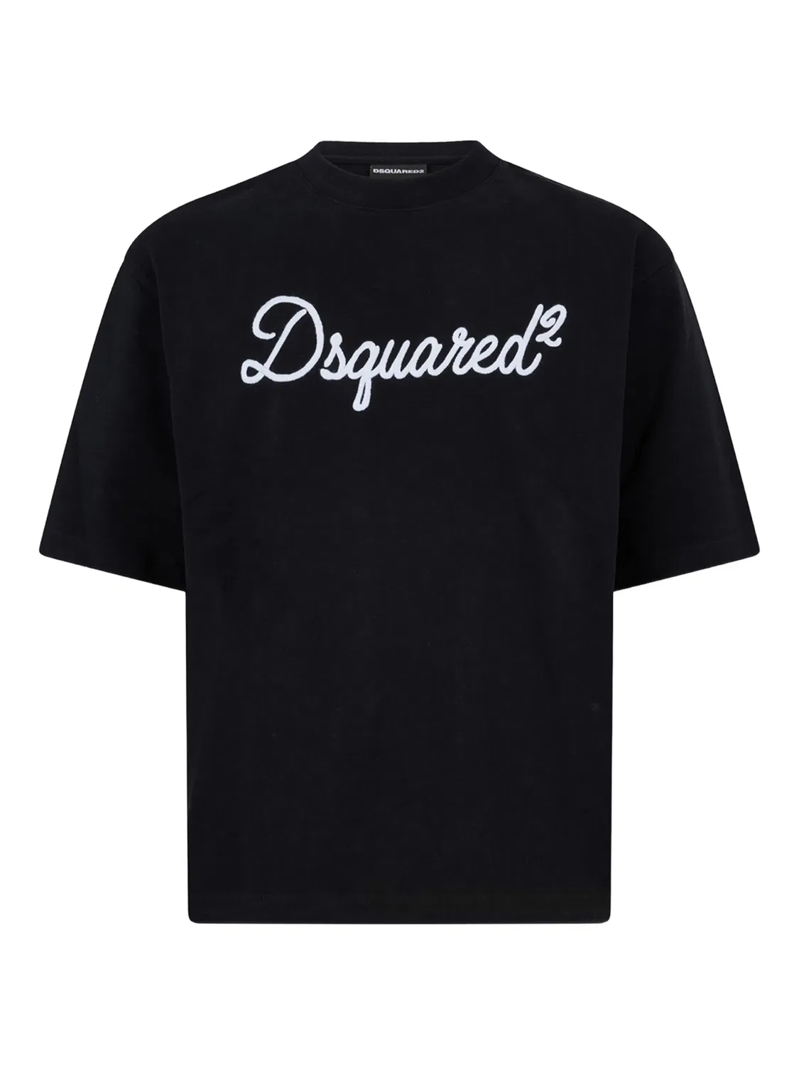 Футболка с вышивкой логотипа DSQUARED2, черный