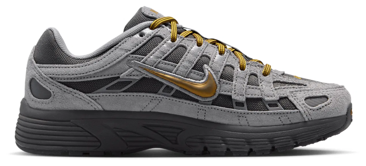 Кроссовки для мальчиков P-6000 Premium Nike, цвет Golden Hops/Pencil Point/Medium Ash