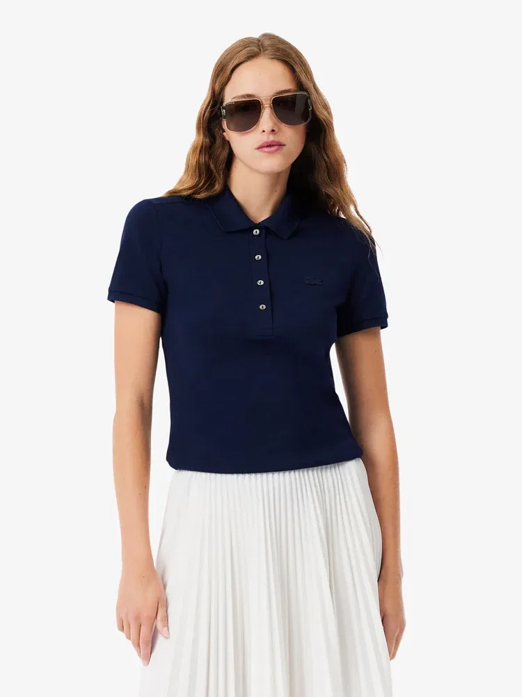 Футболка поло женская LACOSTE Slim Fit, Navy