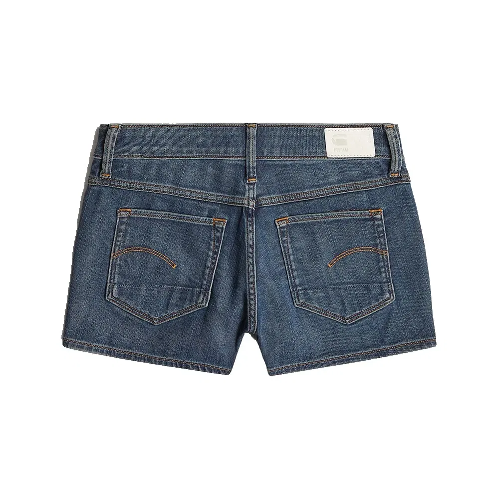 Шорты джинсовые Skinny Fit 3301 G-Star, синий — фото 2