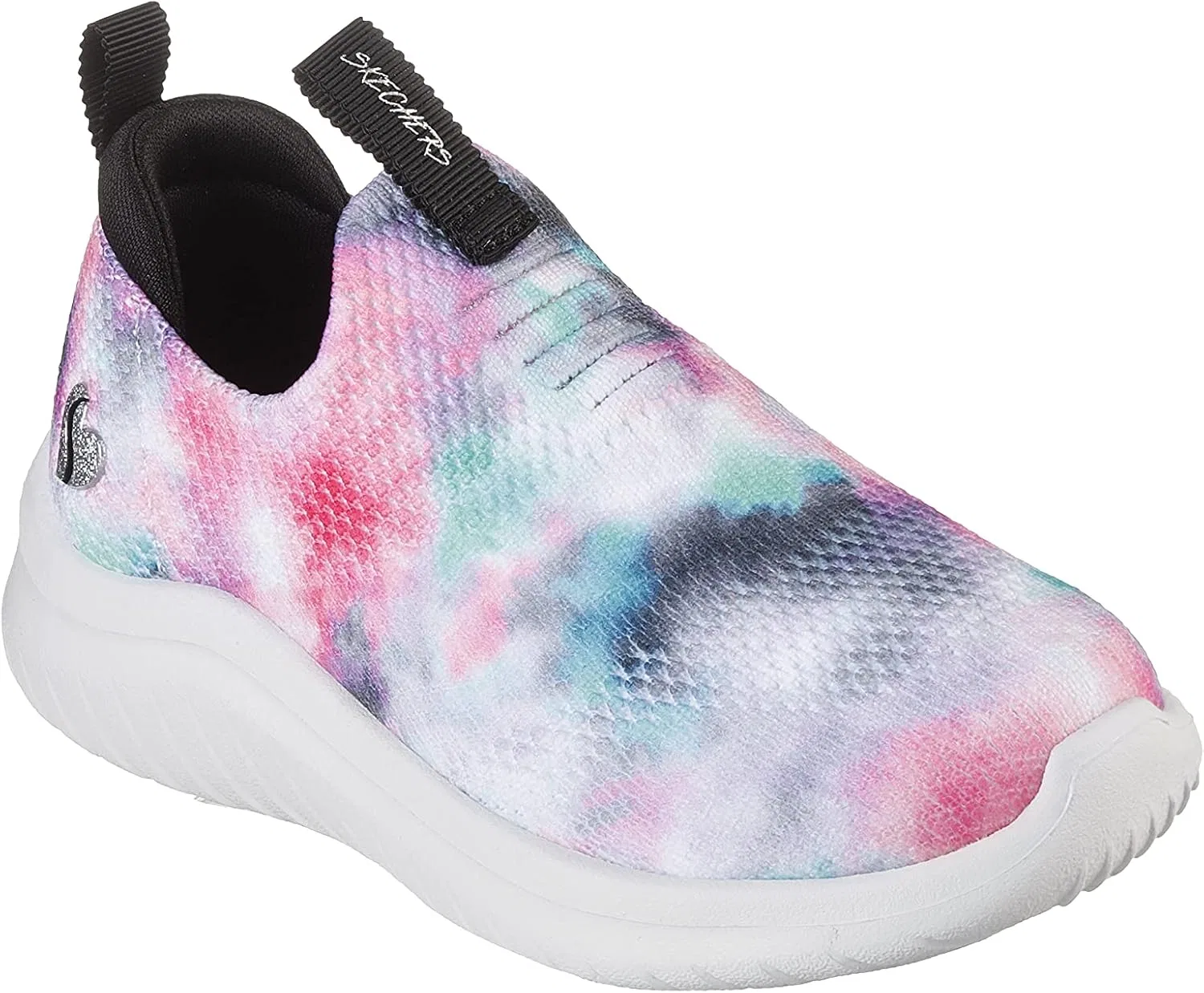 Детские кроссовки для девочек Ultra Flex 2.0 Skechers, Black/Multi — фото 2