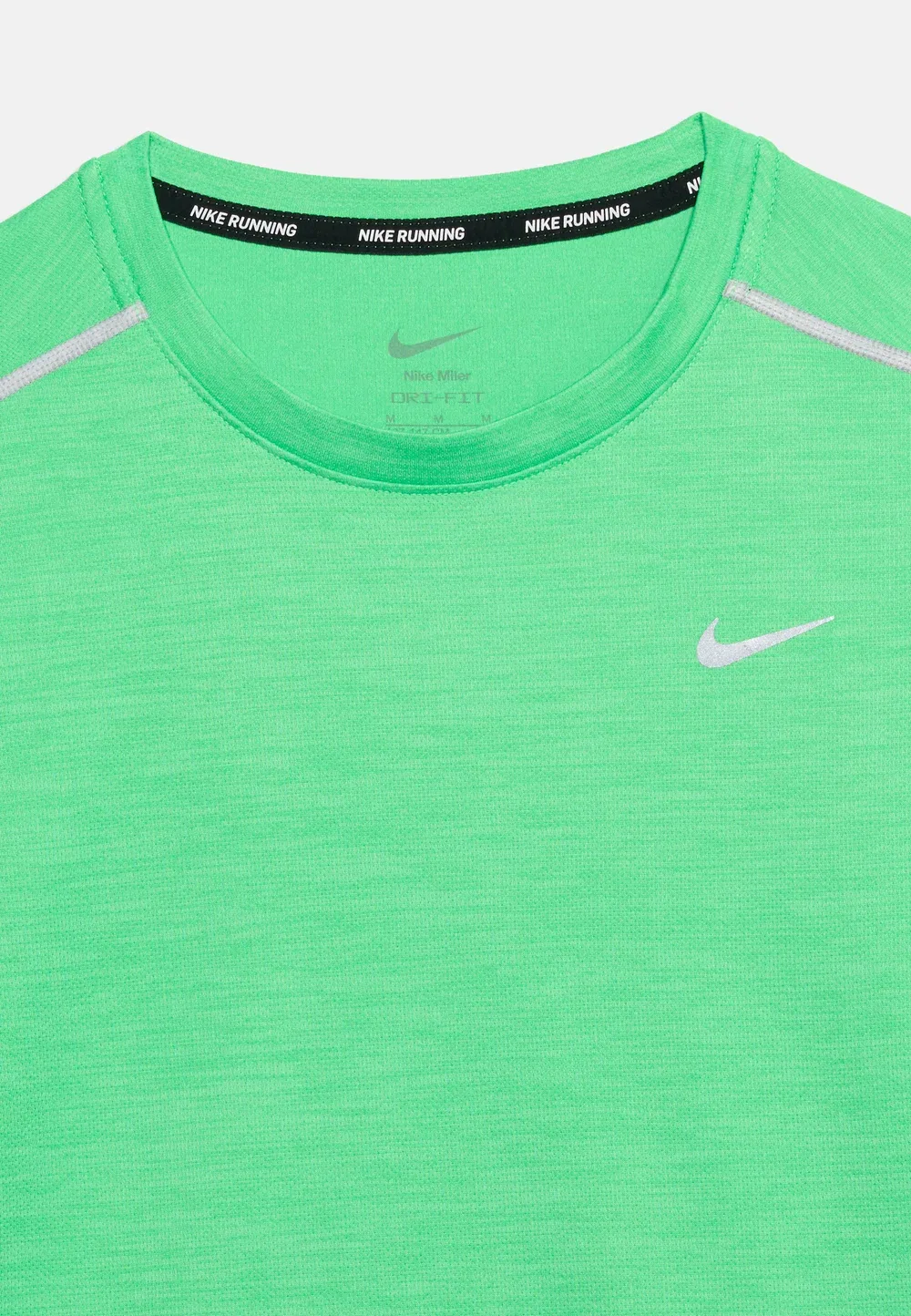 Спортивная футболка Miler унисекс Nike Performance, Green Spark/Illusion Green — фото 3