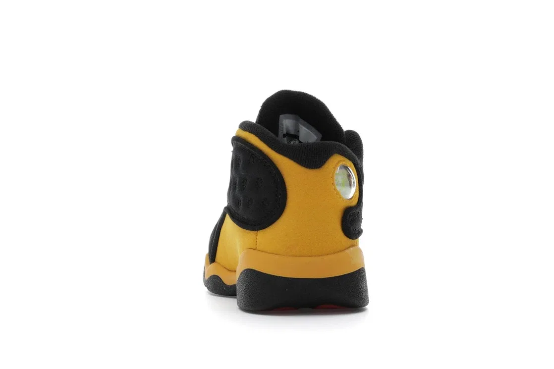 Детские кроссовки с высоким берцем Jordan 13 Retro Carmelo Anthony Class Of 2002 Jordan, Black/University Red-University Gold — фото 4