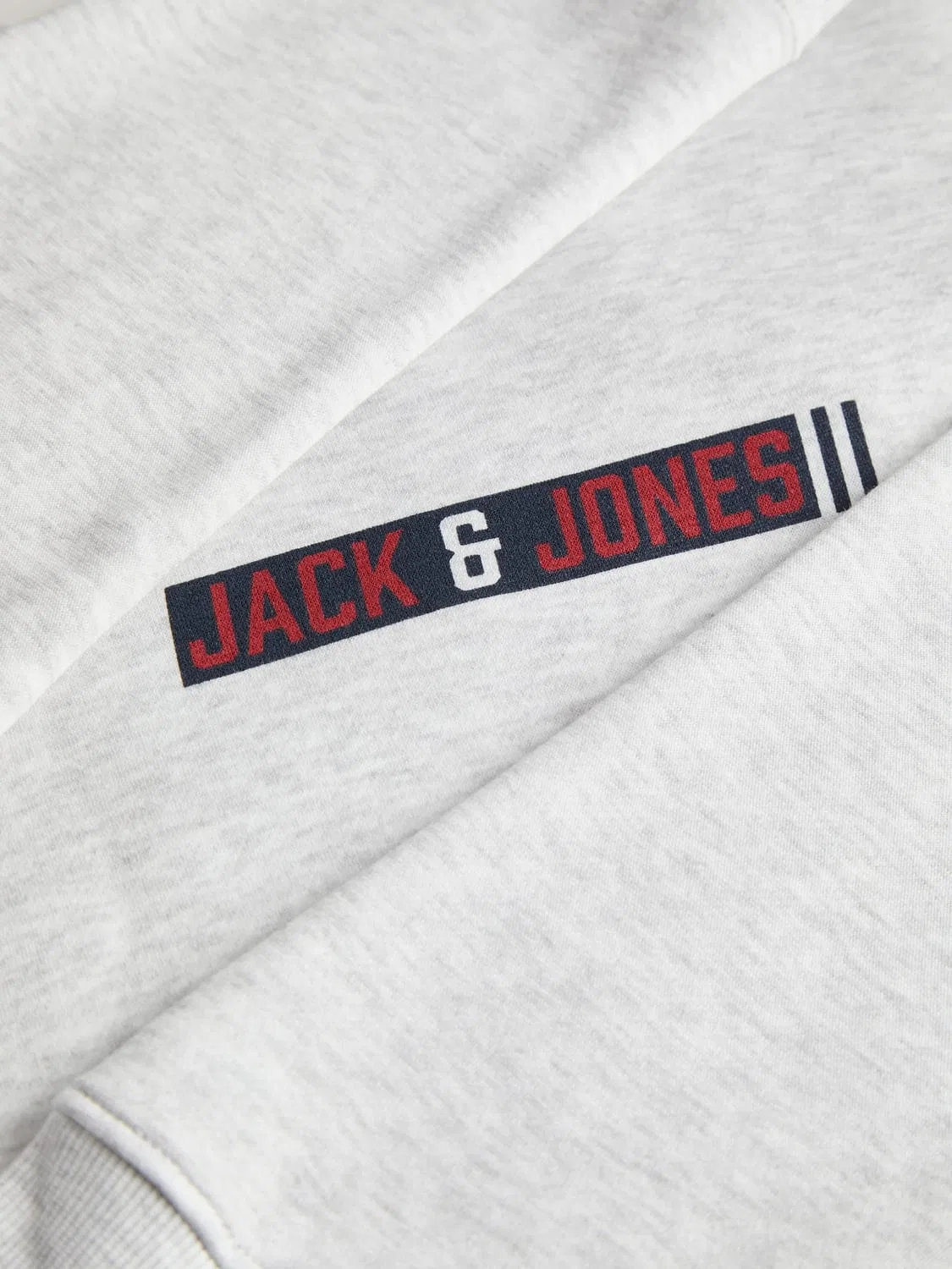 Свитшот с круглым вырезом Jjmunk Jack & Jones Junior, белый меланж — фото 2