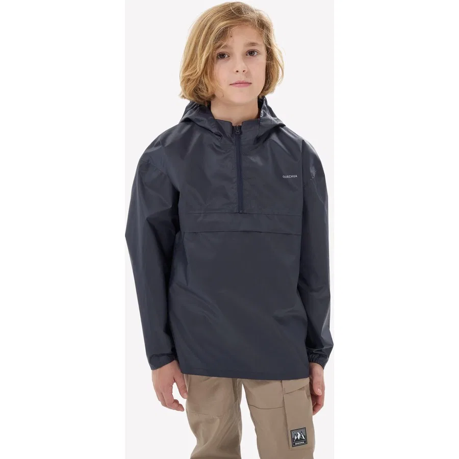 Детский дождевик с капюшоном MH100 Decathlon, Темно-синий