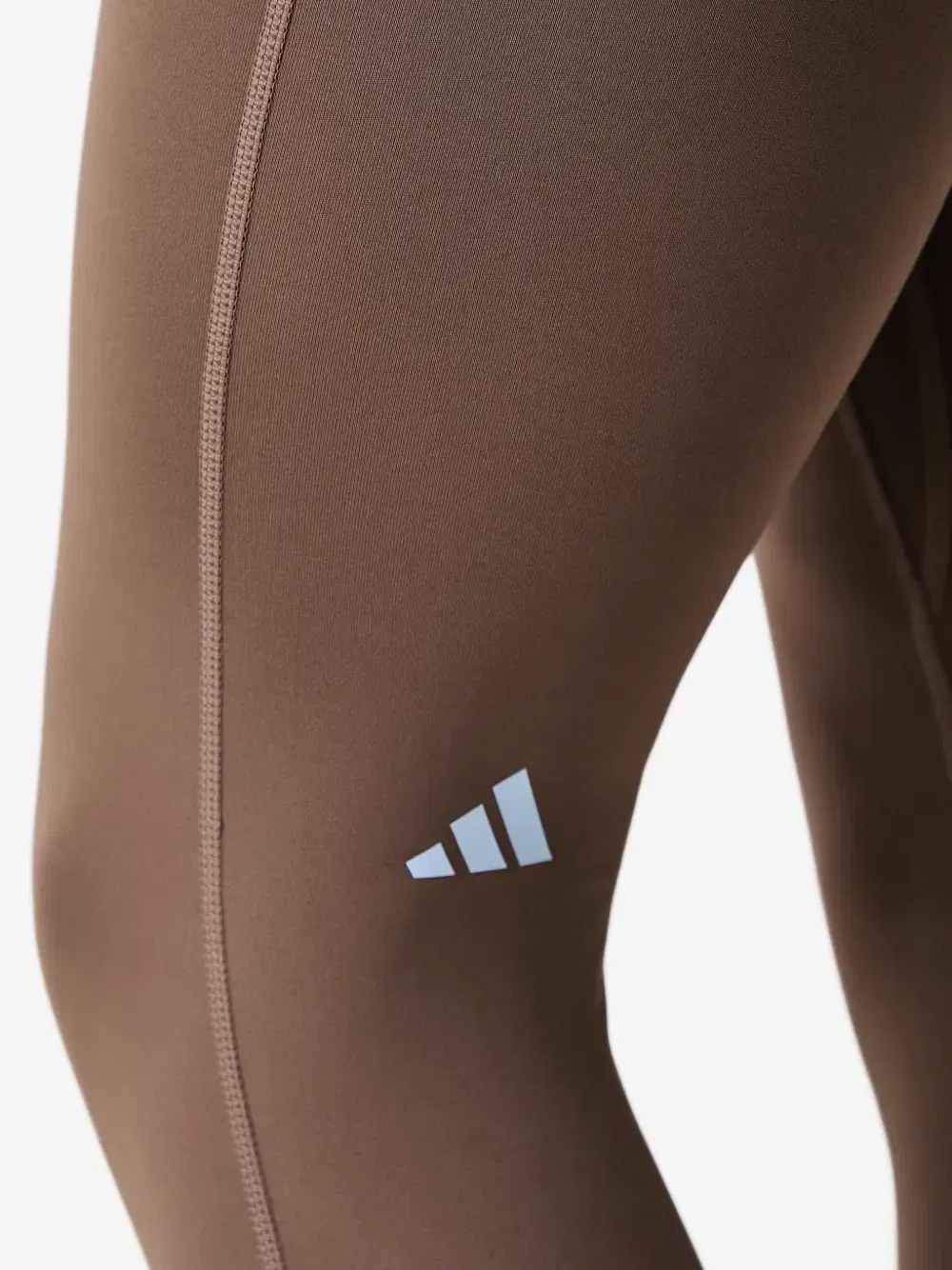 Леггинсы для студии с запахом Adidas, коричневый — фото 4
