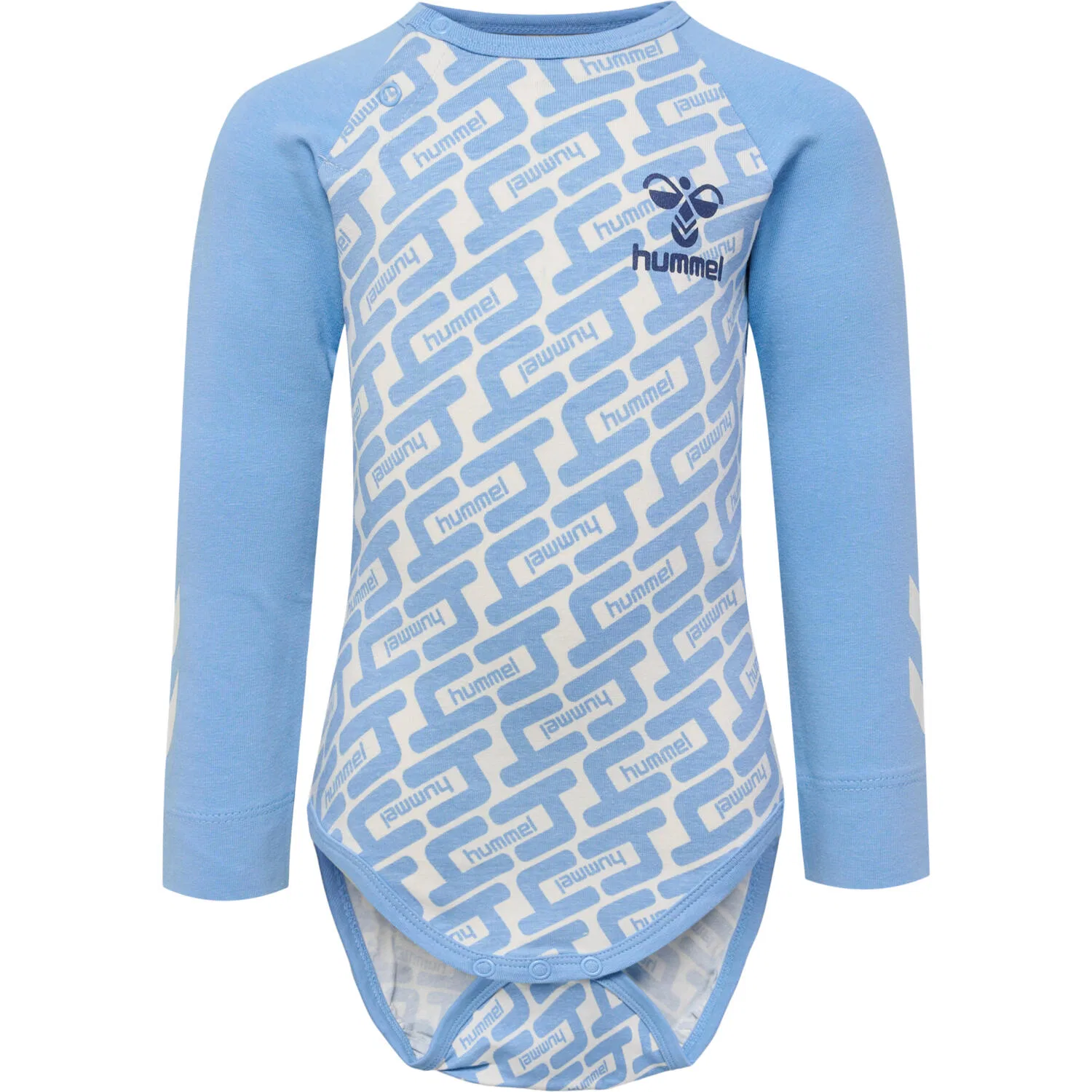 Детский боди с длинным рукавом Kelsey Hummel, BLAU Petrolblau Dunkelblau