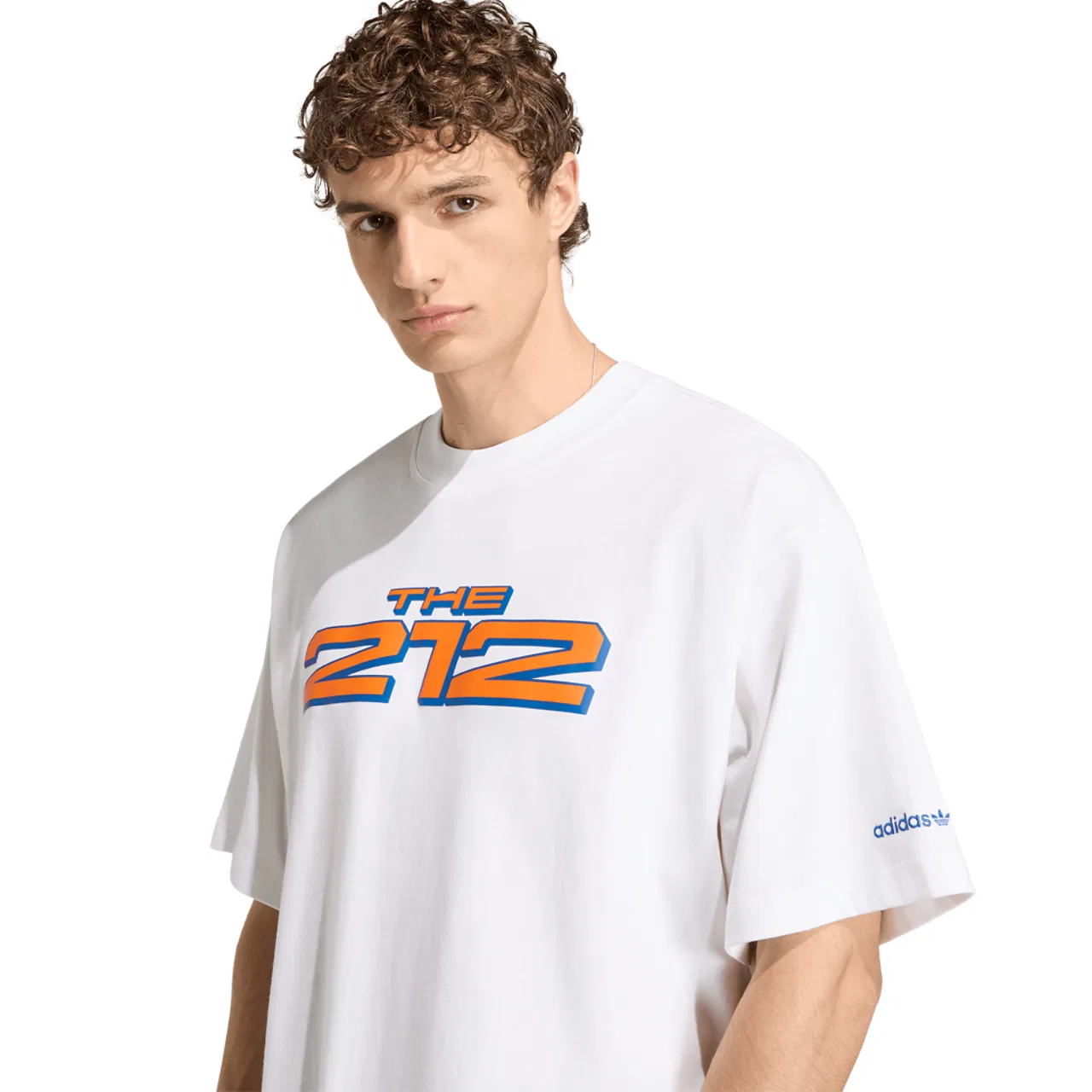 Футболка мужская Host City Adidas, цвет White/Collegiate Royal — фото 3