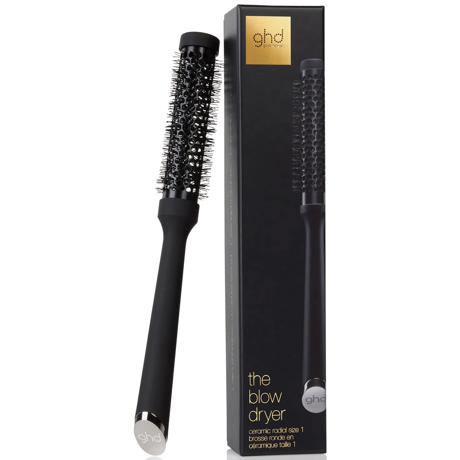 Щетка для укладки волос керамическая с вентиляцией 25 мм The Blow Dryer Ceramic Radial Hair Brush Size 1, ghd — фото 2