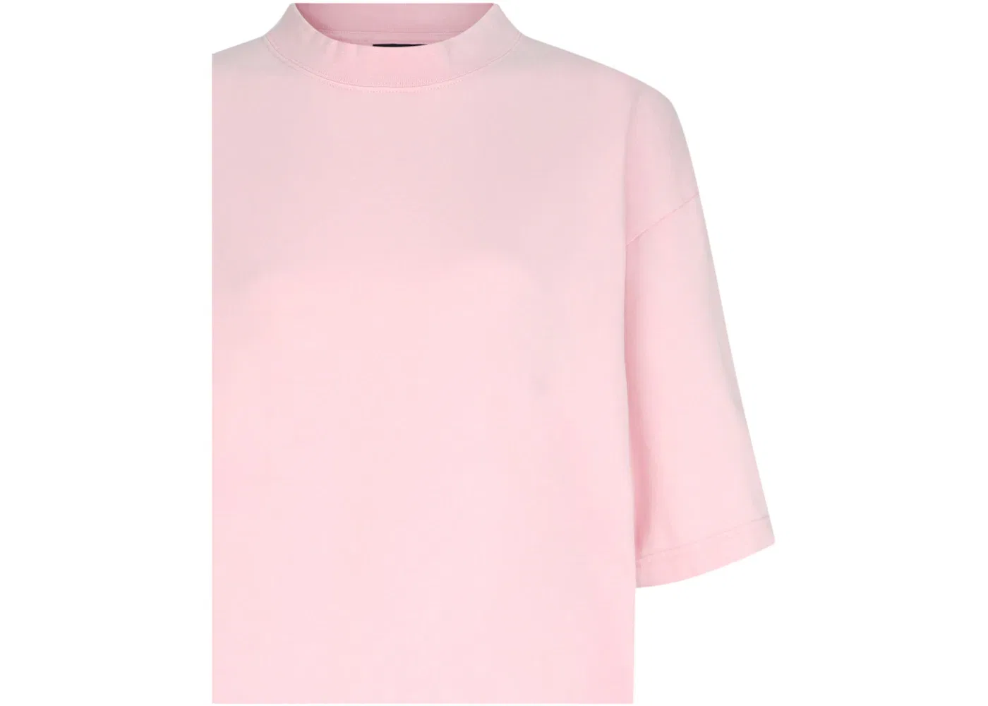 Женская футболка с принтом Balenciaga BB Paris Rhinestone T-shirt Balenciaga, Faded Pink — фото 3
