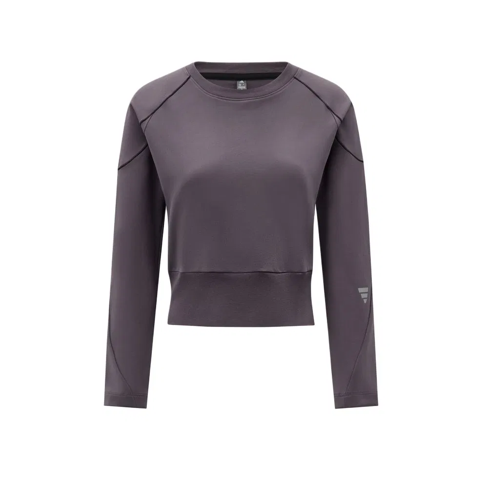 Женский свитшот с круглым вырезом Adidas, Dark Gray Purple