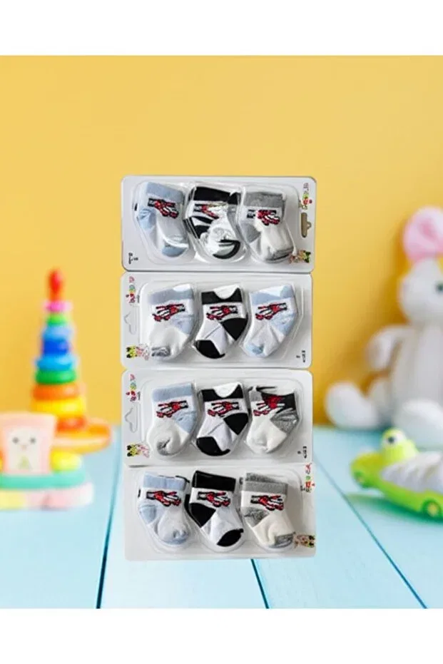 Детские носки для новорожденных полосатые набор Baby-Kid Store, Nude Color