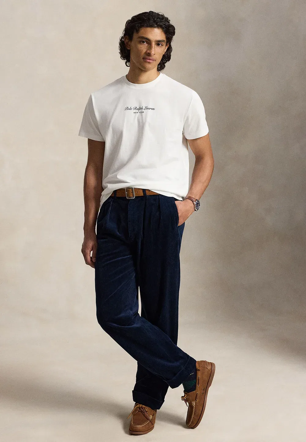 Классическая футболка с логотипом - футболка с принтом Polo Ralph Lauren, White — фото 2