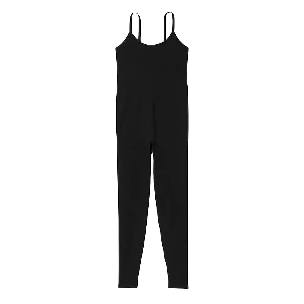 

Комбинезон Victoria's Secret Pink Seamless Workout Onesie, черный
