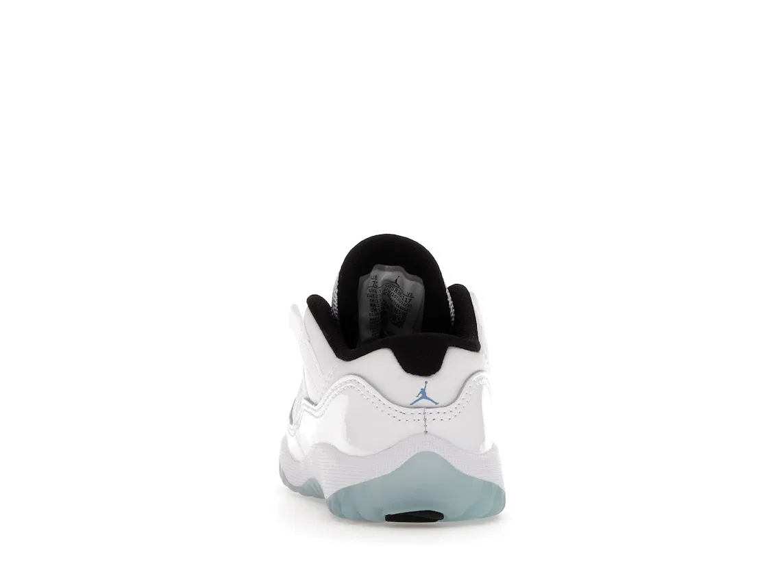 Детские кроссовки Lifestyle с принтом Jordan 11 Retro Low Jordan, White/White-Black-Legend Blue — фото 4
