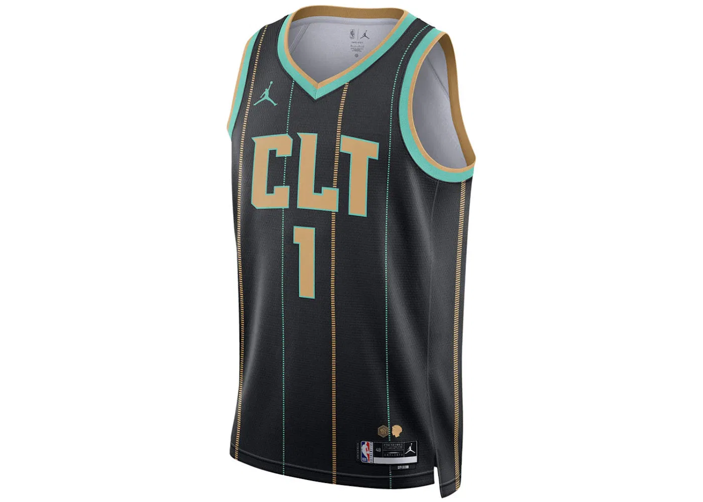 Мужская джерси с принтом NBA Charlotte Hornets Lamelo Ball Nike, Black