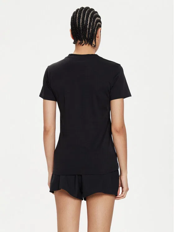 Футболка regular fit Essentials Logo Adidas, черный — фото 3