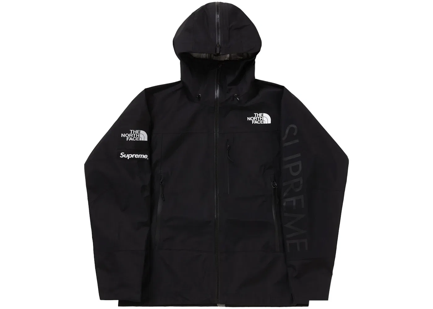 Мужская куртка с принтом Split Taped Seam Shell Jacket Supreme, Black — фото 2