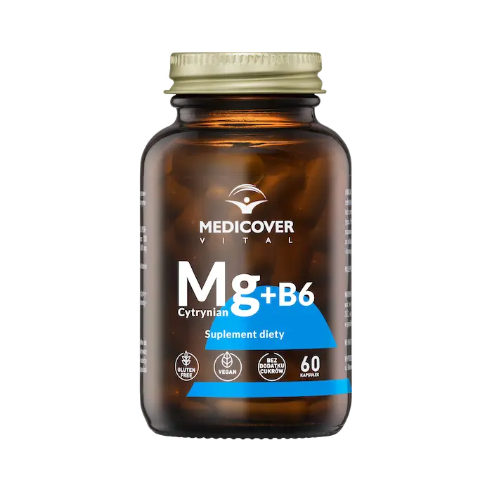 

Medicover Vital Magnez + B6 биологически активная добавка, 60 капсул/1 упаковка