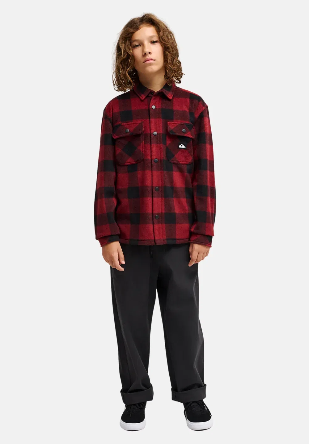 Одежда Jungen 8-16|верхний слой - рубашка Quiksilver, Red