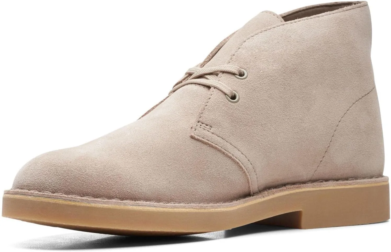 Ботинки Clarks Originals Desert Boot, мужские ботинки Desert Boots, ботинки на невысоком каблуке и ботинки, серые (замша wolf) — фото 4
