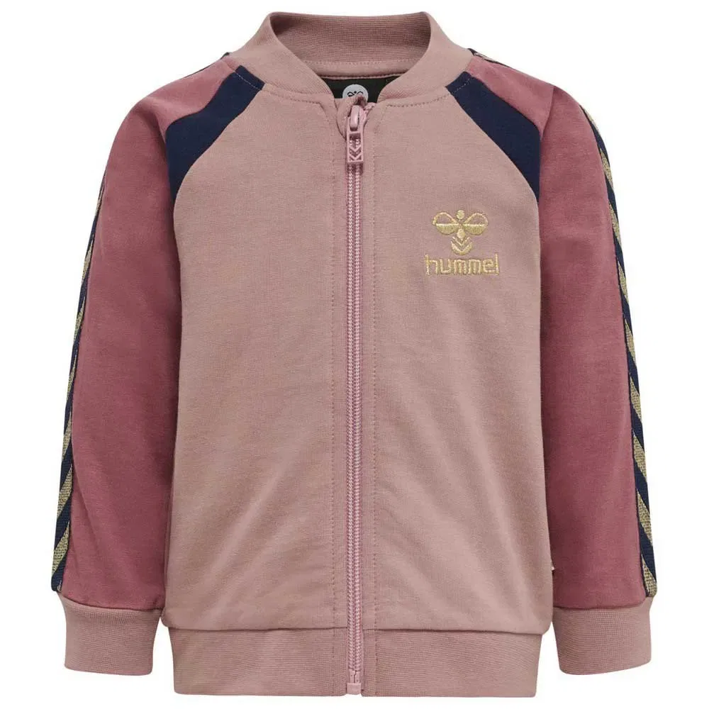 Детская куртка спортивная с цветовыми блоками League Hummel, Pink — фото 3