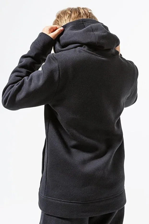 Детский спортивный костюм для девочек с капюшоном Nike, Black — фото 2