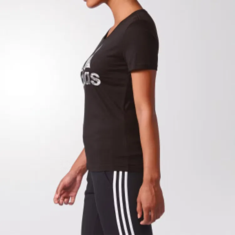 Футболка тренировочная с коротким рукавом Adidas, черный — фото 4