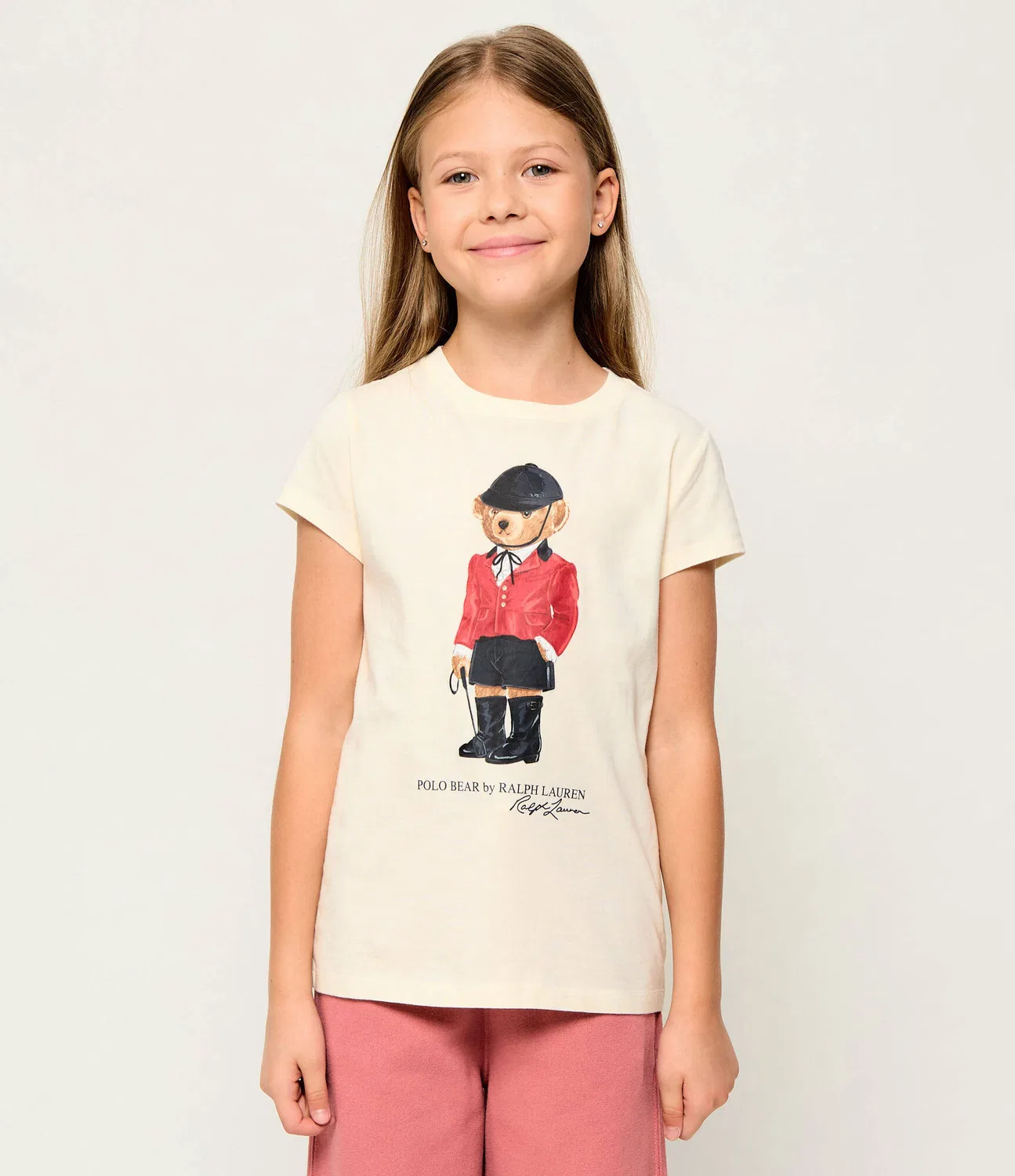 Футболка с круглым вырезом Holiday Polo Ralph Lauren, Crema