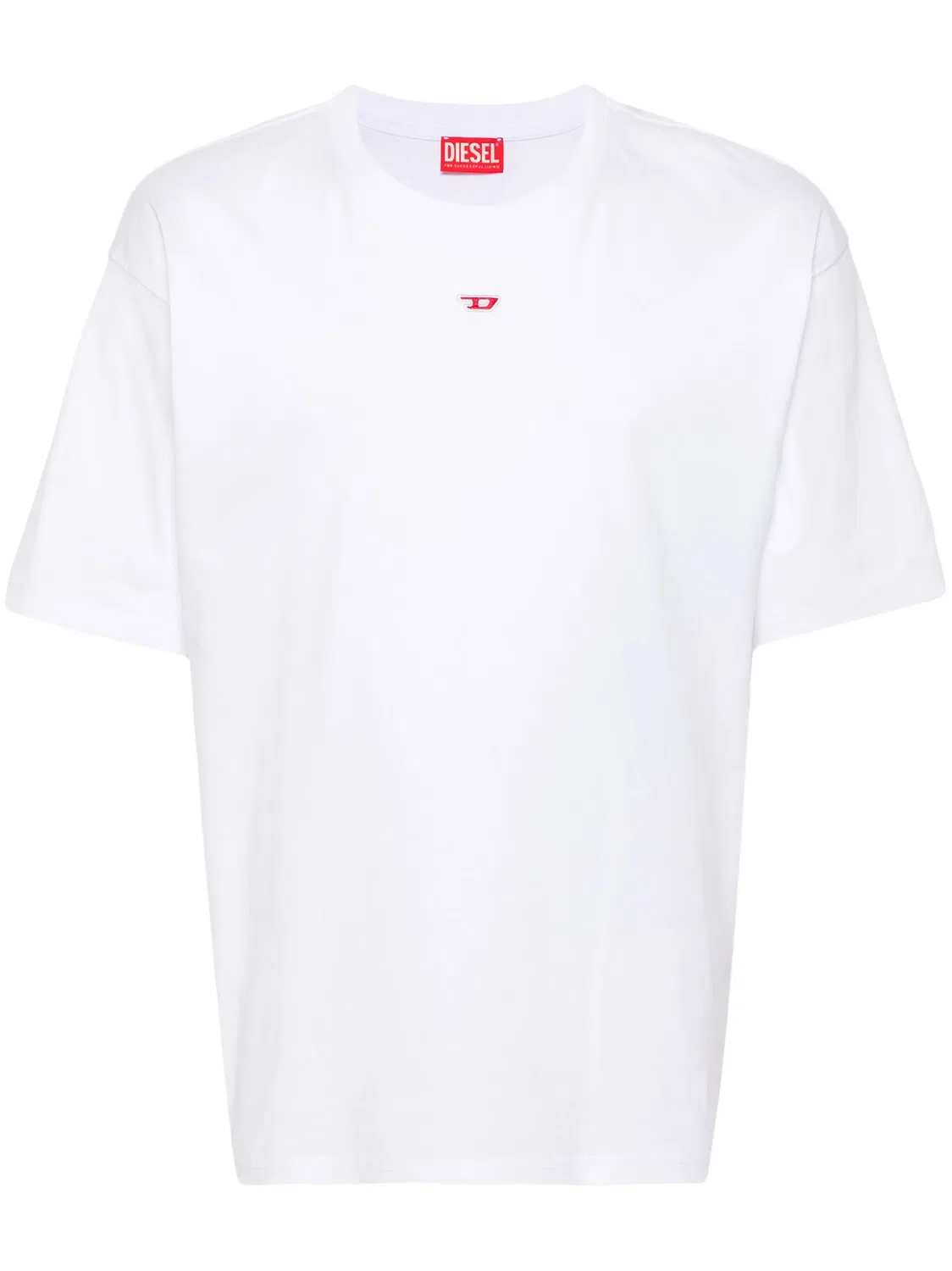 Футболка T-Boxt-D из хлопка Diesel, белый