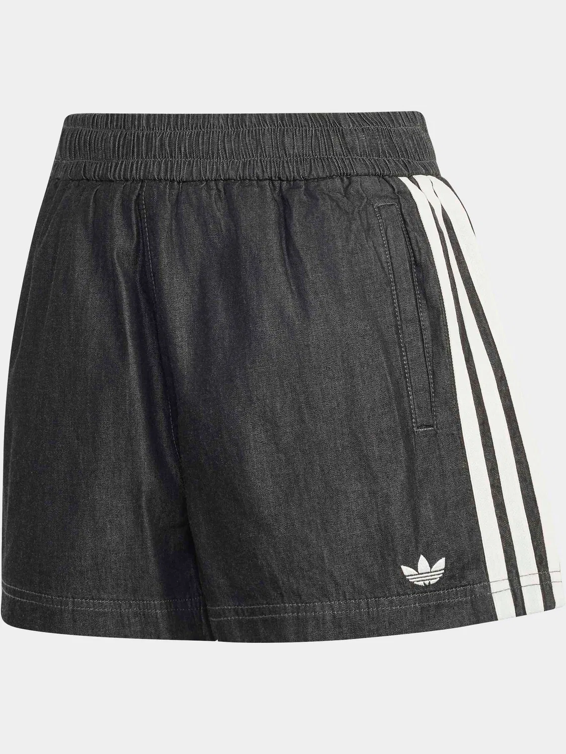Шорты джинсовые Summer Glow, adidas Originals, черный деним — фото 4