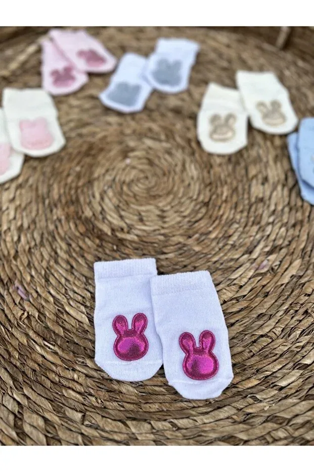 Детские носки для новорожденных с принтом Fun Object Baby Myluni, White