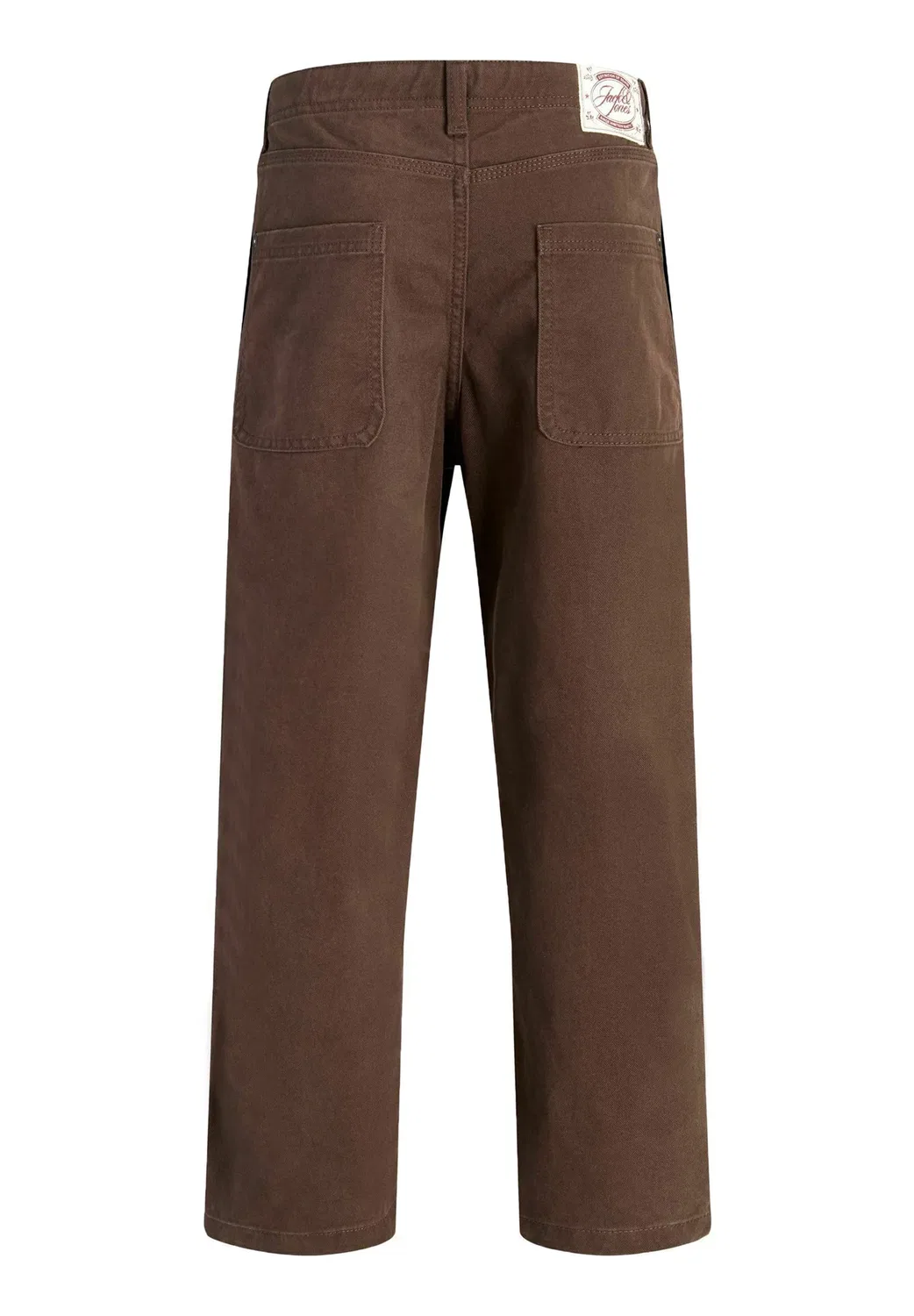 Брюки для подростков - джинсы прямого кроя Jack & Jones Junior, Cocoa — фото 2